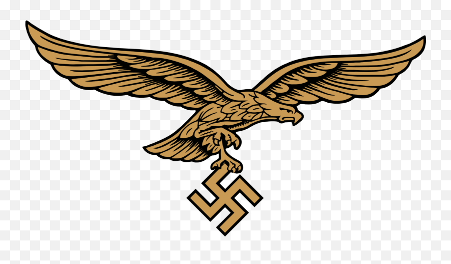 Coa Luftwaffe Eagle Gold Right - Luftwaffe Eagle Emoji,Emoji For Second World War