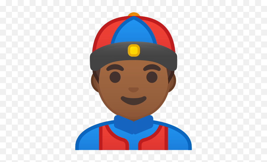 Cap Emoji With Medium - Hombre Con Gorra Animado,Asian Person Emoji