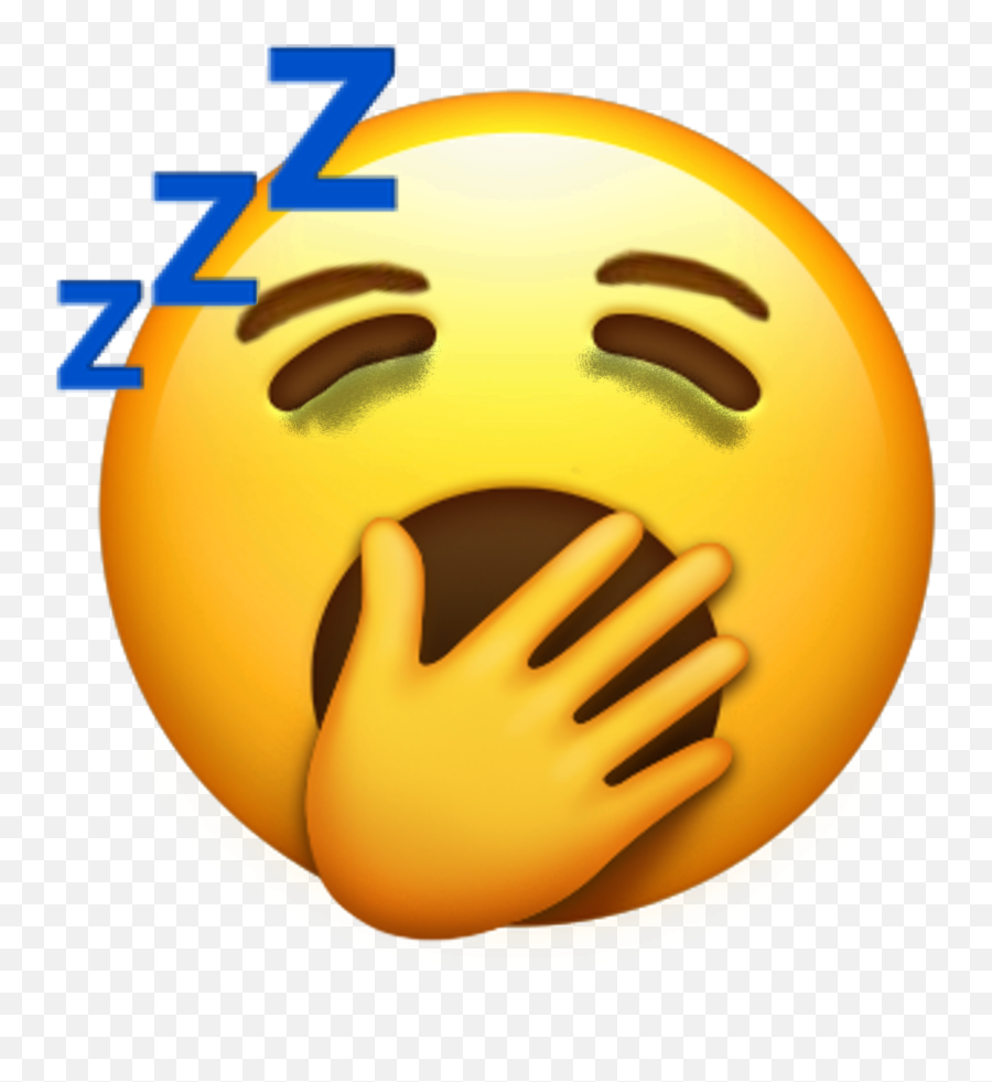 Emoji Sleep Sleeping Sleepy Sticker By - Emoji Che Sbadiglia Iphone,Tired Face Emoticon