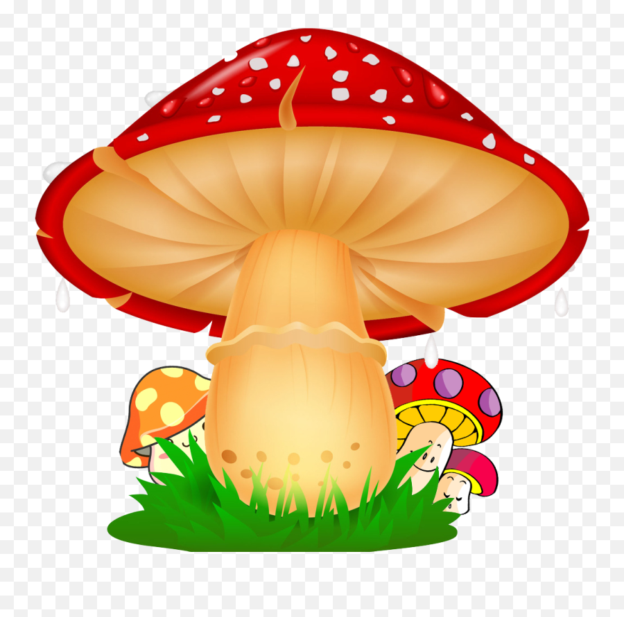And Paternity Mushroom Sealless Illustration Creative Emoji,Mushroom Cloud Emoji