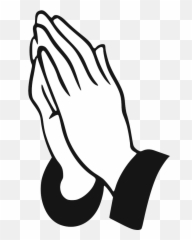Warrior clipart prayer Transparent FREE for - Praying Hands Clipart Black And White Emoji