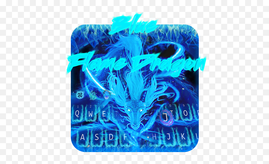 Blue Flame Dragon 10001004 Apk Download - Keyboardtheme Automotive Decal Emoji,Blue Flame Emoji