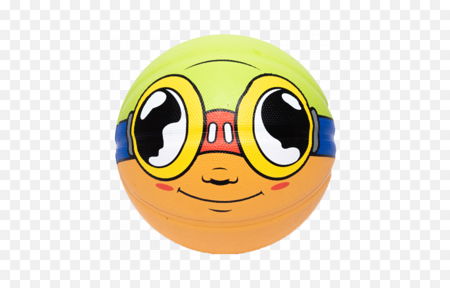 Rubber Basketball - Happy Emoji,Basketball Emoticon