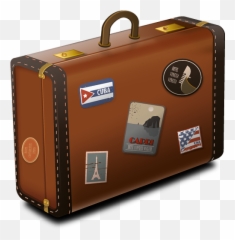 Emoji Transparent Png Clipart Free - Suitcase