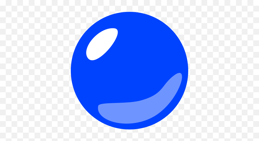 Large Blue Circle Emoji For Facebook Email Sms - Blue Circle Emoji,Blue Emoji