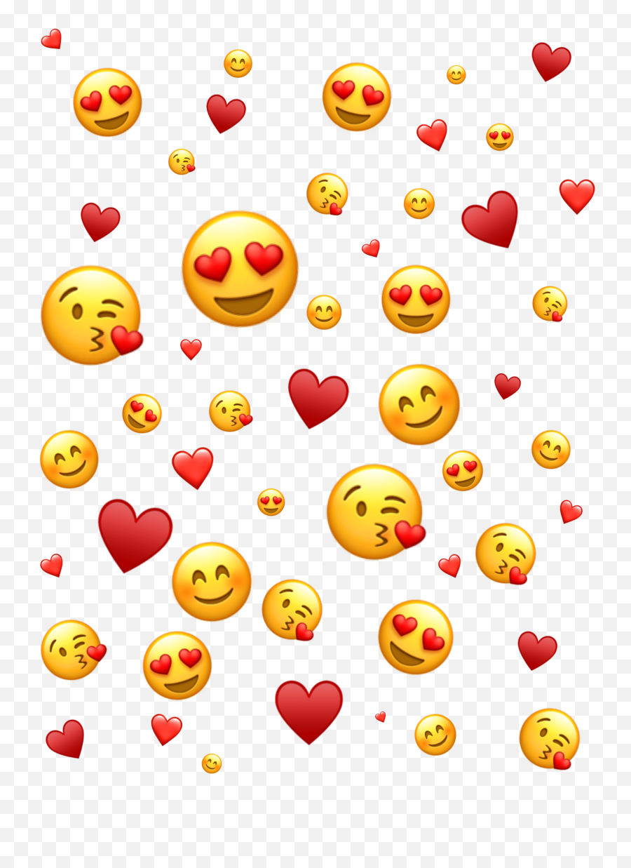 Emoji Background Emojibackground Love - Transparent Emoji Background Png,Happy Blushing Emoji