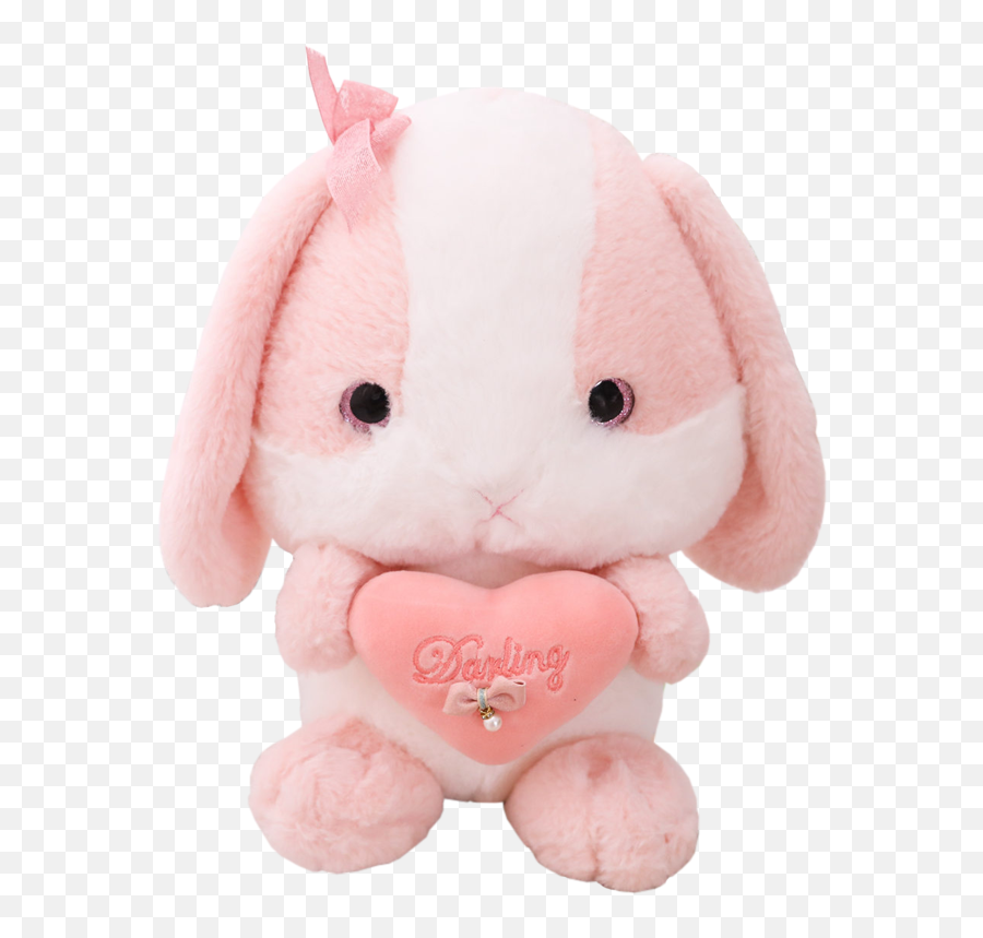 Little Rabbit Plush Toy Cute Lower Ear - Doll Emoji,Unicorn Emoji Pillow