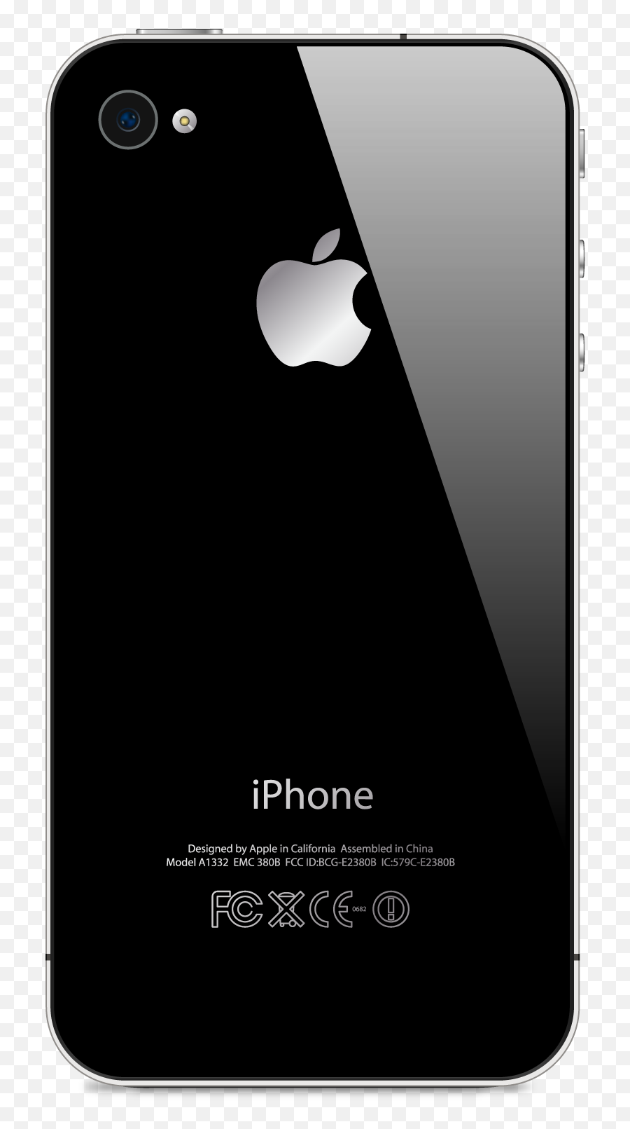 Apple Iphone Png Image - Transparent Iphone Back Png Emoji,Iphone 6s Emojis