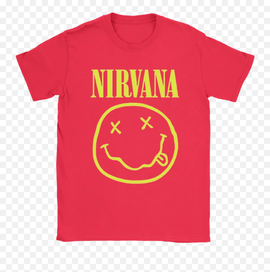 Funny Nirvana Passed Out Emoji Shirts - Nirvana Shirt 2019 Smiley,Emoji Clothing Cheap