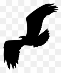 Bald Eagle Silhouette Bird Clip Art - Flying Eagle Silhouette Png Emoji,Bald Eagle Emoji