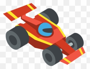 Racing Car Emoji For Facebook Email Sms - Race Icon Transparent