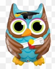 Graduation Owl Supershape - Clipart Png Emoji