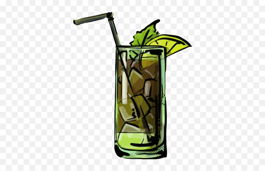 Cuba Libra Cocktail - Cuba Libre Cocktail Vector Emoji,Glass Of Milk Emoji