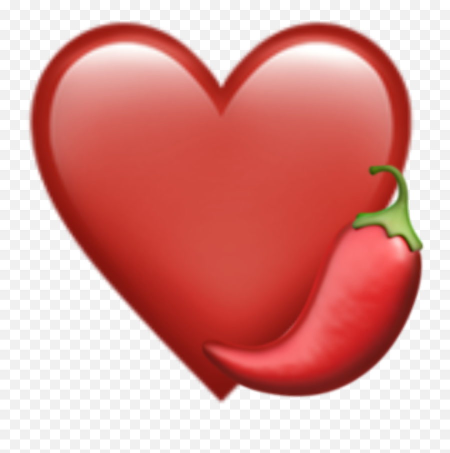 Sticker - Heart Emoji,Red Pepper Emoji