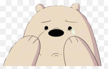 Wearebears Bears Instagram Sad Crying Cartoon Netwo - Cn Emoji