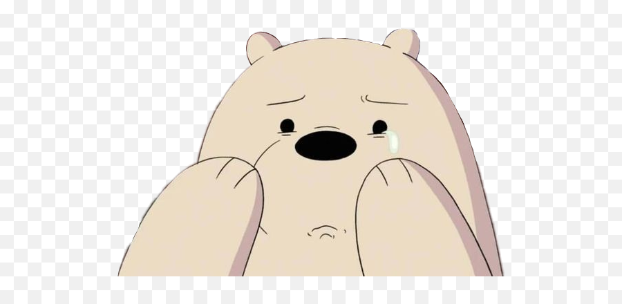 Wearebears Bears Instagram Sad Crying Cry Cartoon Netwo - Sad Cn Emoji,Polar Bear Emoji