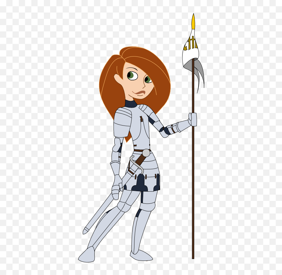 Kim Possible As St Joan Of Arc - Saint Joan Of Arc Cartoon Emoji,Peasant Emoji