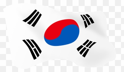 Korea Julia Roberts Flag Glyph Symbol - South Transparent Emoji