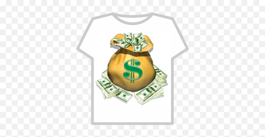 Money Bag T - Shirt Roblox Spongebob Meme Roblox Shirt Emoji,Money Bag Emoji
