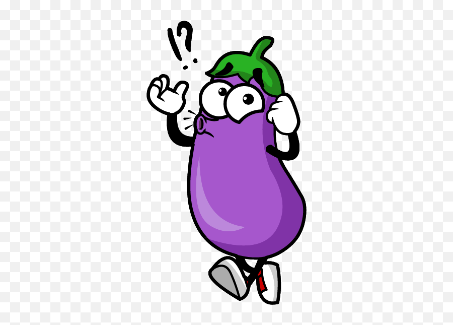 Eggplant Stickers By Hyper Interactive Llc - Clip Art Emoji,Emoji Eggplant