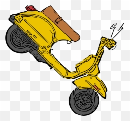 Scooter Vehicle Yellow - Free Vector Graphic On Pixabay Clip Art Emoji,Scooter Emoji