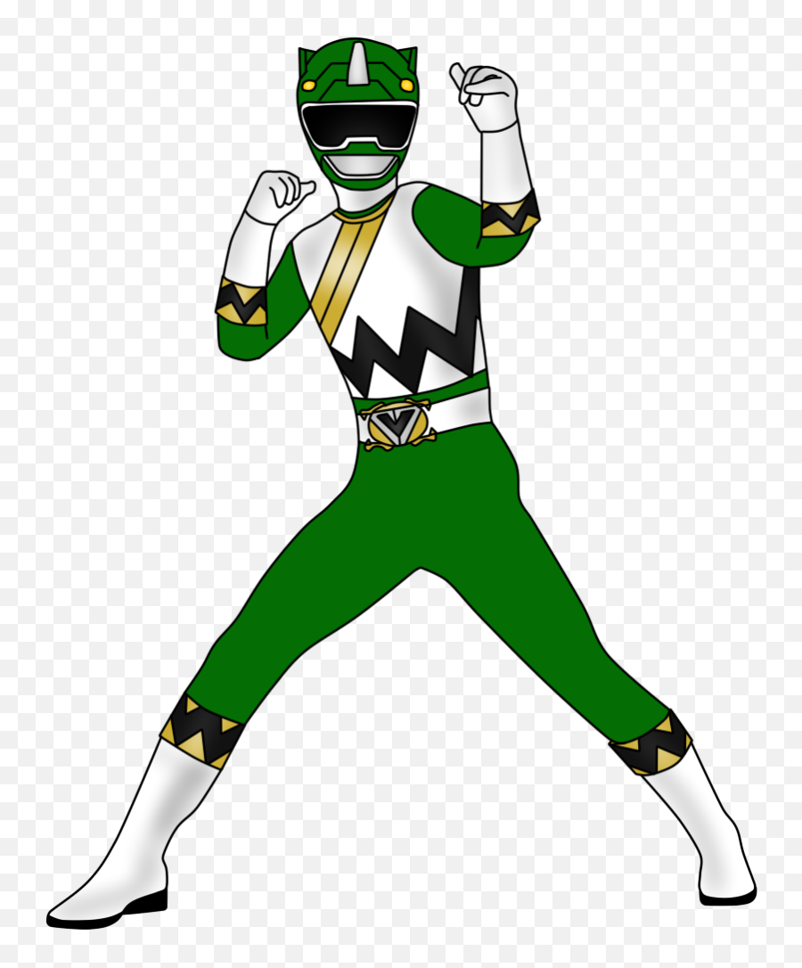 Green Power Ranger Clipart - Power Rangers Wild Avengers Emoji,Power Ranger Emoji