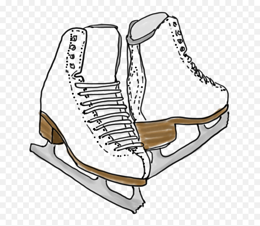 Skates Drawing Wallpaper Transparent U0026 Png Clipart Free - Ice Skate Drawing Easy Emoji,Ice Skate Emoji