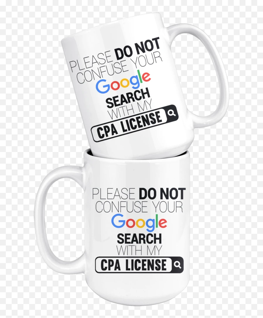 Limited Edition Cpa License - 15oz Mug Google Emoji,Emoji Mugs