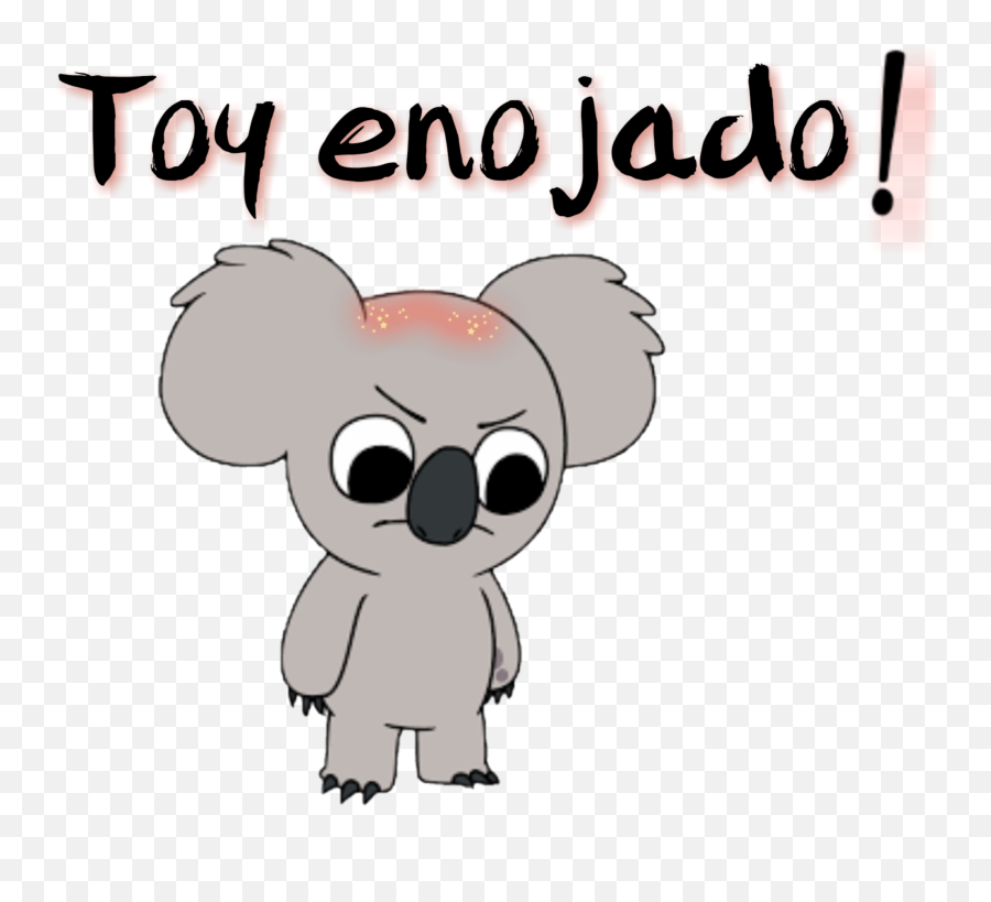 Enojado - Sticker By Viridiana Gaytan Cartoon Emoji,Enojado Emoji