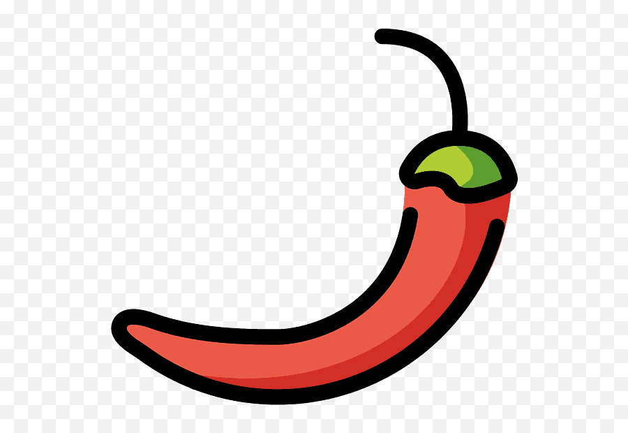 Hot Pepper Emoji Clipart - Vector Chile Picante Png,Green Pepper Emoji