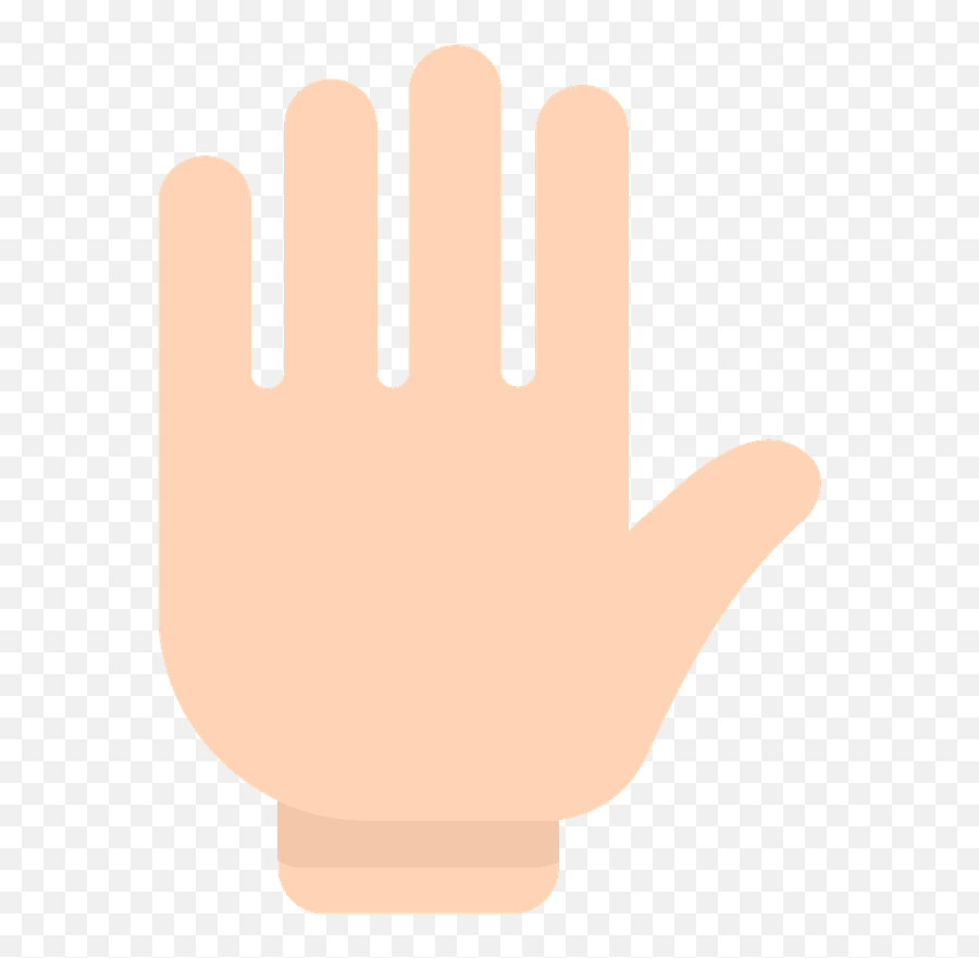Raised Hand Emoji Clipart - Significado Dos Emojis,2 Hands Up Emoji