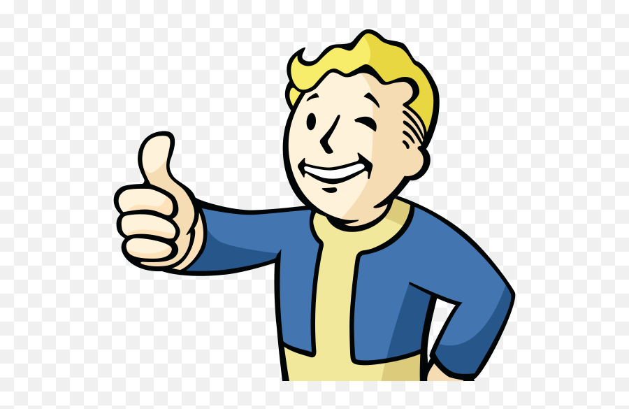 Fallout 4 Like Clipart - Vault Boy Emoji,Fallout Emoji