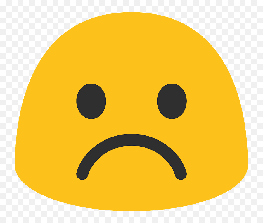 Zamraený Obliej Emoji Klipart Zdarma Ke Stažení - Furious Emoji Face Andorid,Frown Face Emoji