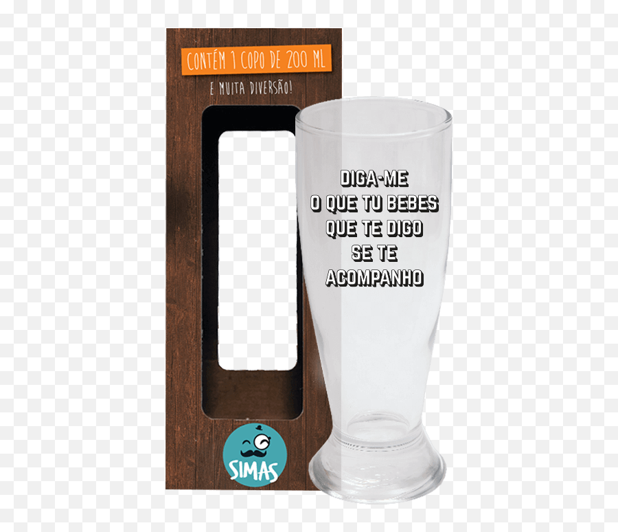 Simas Presentes Criativos - Copo De Cerveja 200ml Digame Copos De Cerveja Presente Emoji,Cx Emoji