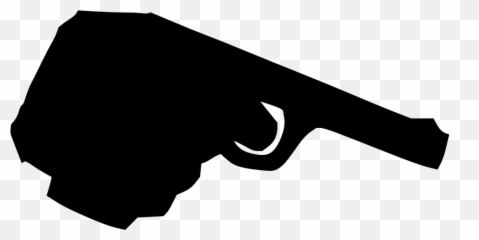 Handgun Pistol Revolver - Cartoon Holding Gun Emoji