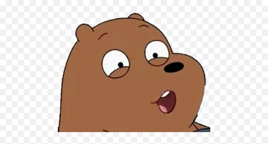 We Bear Bears Whatsapp Stickers - Stickers Cloud Whatsapp We Bears Bears Sticker Emoji,Emoji Bears