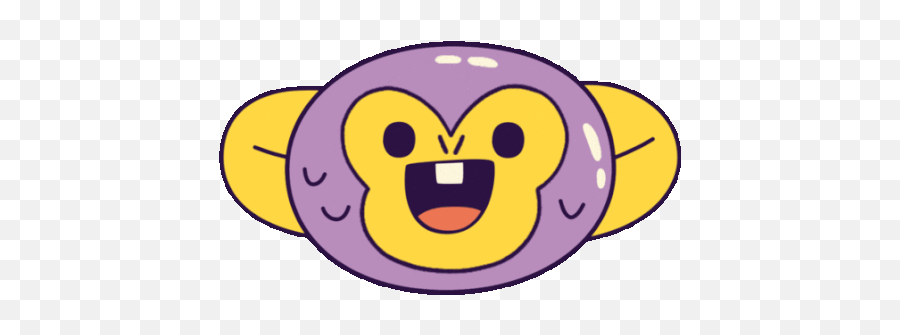 Enthusiastic Monkey Smiling Gif - Monomonito Spin Happy Happy Emoji,Monkey Emoticon Facebook