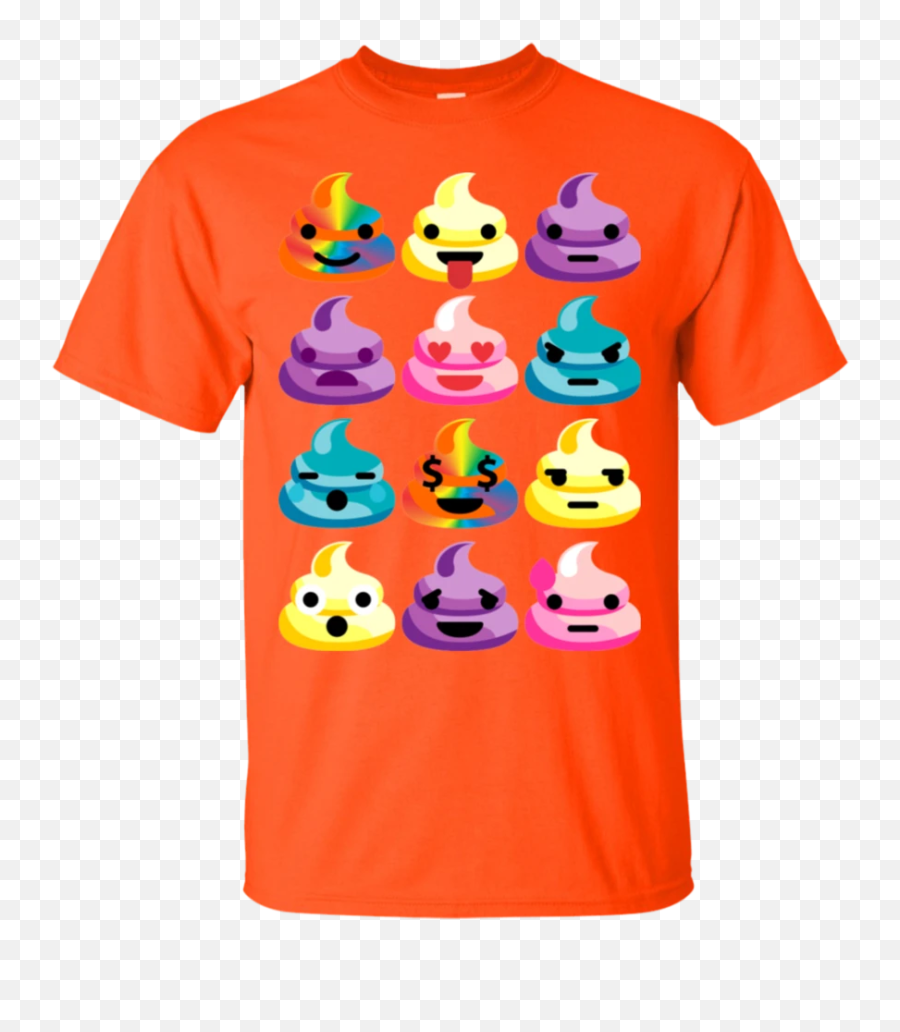 Cute Girl Rainbow Emoji Poop T - Hate The Denver Broncos,Rainbow Emoji
