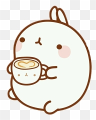Picture - Molang Bunny Transparent Emoji,Giggling Emoticons
