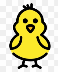 Front - Chicken Emoji,Chick Emoji
