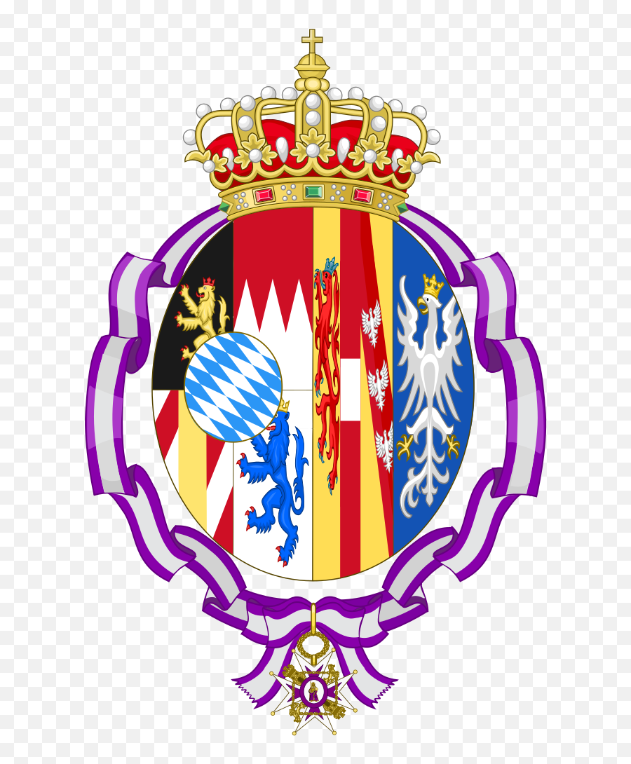 Arms Of Maria Theresa Of Austria - Order Of Queen Alexandra Emoji,Bavarian Flag Emoji