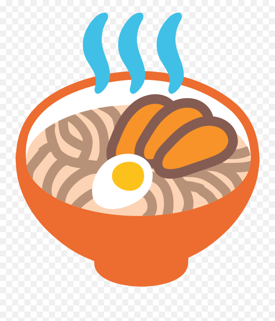 Emoji U1f35c - Steaming Bowl Emoji,Egg Emoji