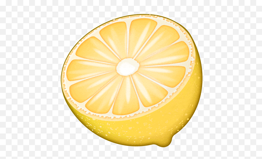 Squeezed Sliced Lemon Emoji,Lemon Emoji