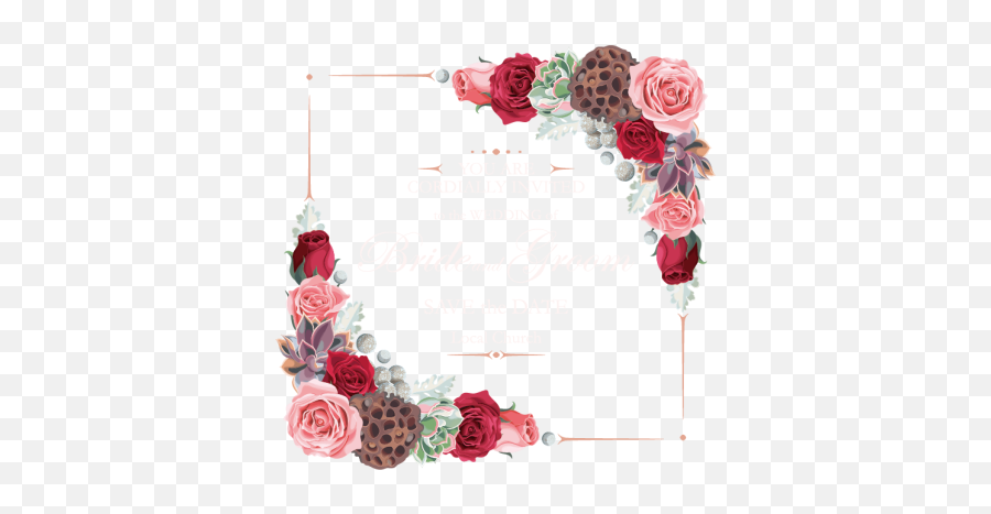 Rose Png And Vectors For Free Download - Dlpngcom Flowers Border Png Vector Emoji,Roses Emoticon