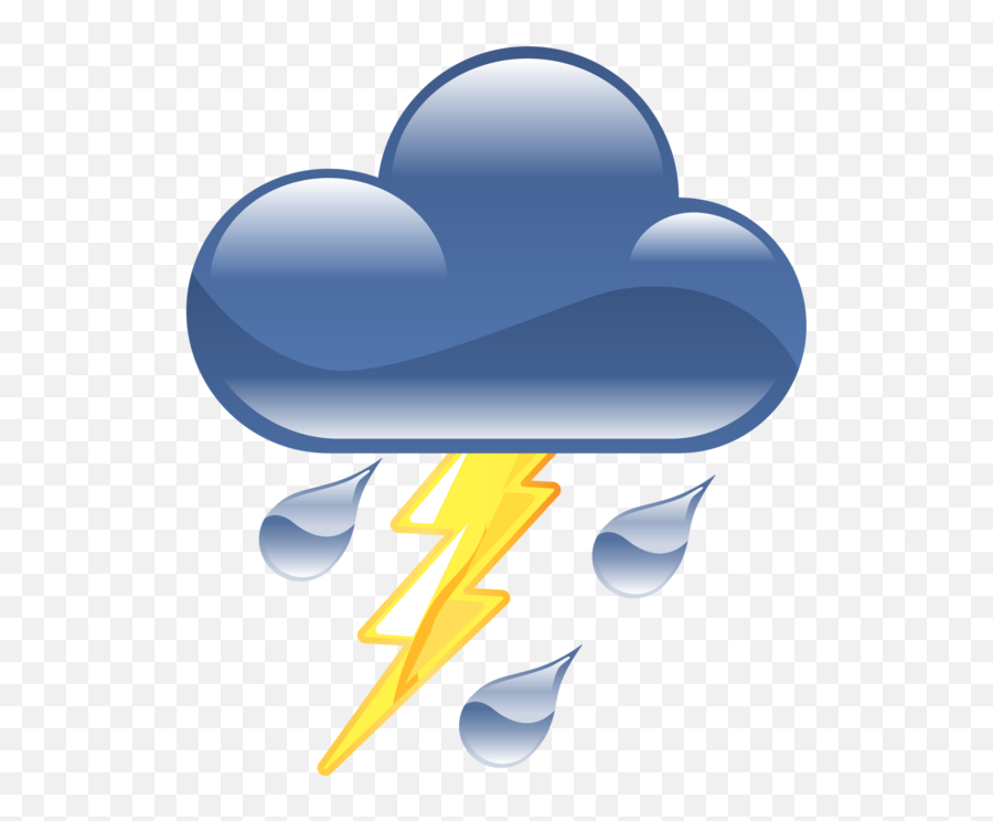 Thunderstorm Free Png Image - Thunderstorm Icon Emoji,Thunderstorm Emoji