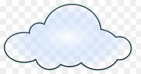 Net Wan Cloud Vector Image - Line Art Emoji