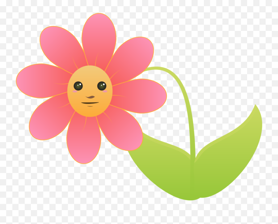 Faces Clipart Flower Faces Flower Transparent Free For - Flower With A Face Clipart Emoji,Flower Emoticons