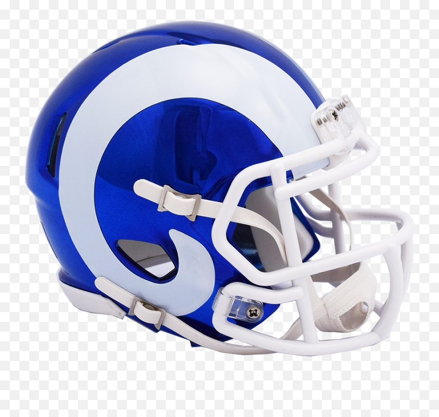 Nfl Football Helm Los Angeles Rams La Pocket Mini Speed - Rams Chrome Helmet Emoji,Football Helmet Emoji