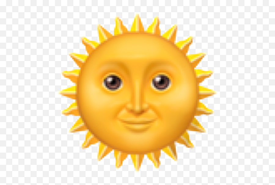Emoji Emojis Emojiiphone Emojiwhatsapp Stiker Stikers - Iphone Sun Emoji Transparent,Sol Emoji