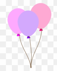 Balloons Clip Art Transparent - Pastel Clipart Emoji